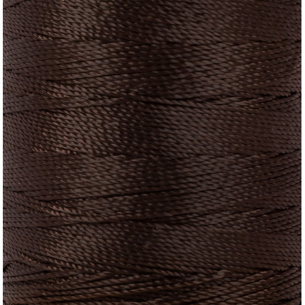 Швейные нитки (полиэстер) 500D/3 "Gamma" / "Micron" обувные 183 м 200 я №492 т.коричневый (арт. 500D/3)