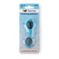 Gamma G-900 Ножницы Gamma G-900 для рукоделия складные в блистере 100 мм голубые 
