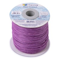 Gamma JB-01 Шнур вощеный 1 мм JB-01 100 см 143 фиолетовый 