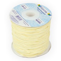 Gamma JB-01/009 Шнур вощеный 1 мм JB-01 100 см 009 св.желтый 