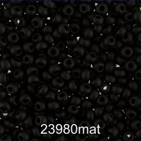 Gamma круглый 2 Бисер Чехия круглый 2 08/0 2.9 мм 5 г 1-й сорт H660mat черный мат. ( 23980/1 ) 