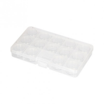 Коробка пластик для шв. принадл. пластик OM-042-110 прозрачная (арт. OM-042-110)