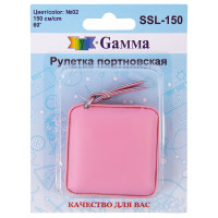Gamma SSL-150 Рулетка портновская Gamma SSL-150 150 см №02 розовая 