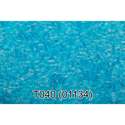 Бисер Чехия Gamma TWIN 3 321-96001 2.5 x 5 мм 50 г 1-й сорт T040 голубой ( 01134 ) (арт. 321-96001)