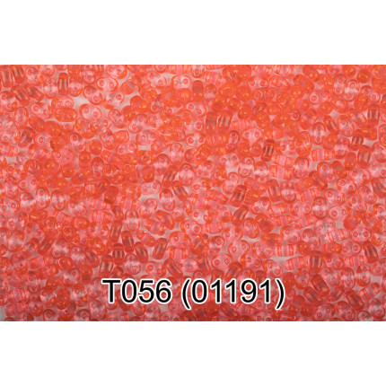 Бисер Чехия Gamma TWIN 3 321-96001 2.5 x 5 мм 50 г 1-й сорт T056 яр.розовый ( 01191 ) (арт. 321-96001)