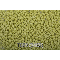 Gamma 321-96001 Бисер Чехия Gamma TWIN 3 321-96001 2.5 x 5 мм 50 г 1-й сорт T073 т.салатовый ( 3152 ) 