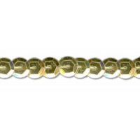 Gamma 4/SBG Пайетки Gamma на нитях 4/SBG 4 мм 1 м №17 т.зеленый 