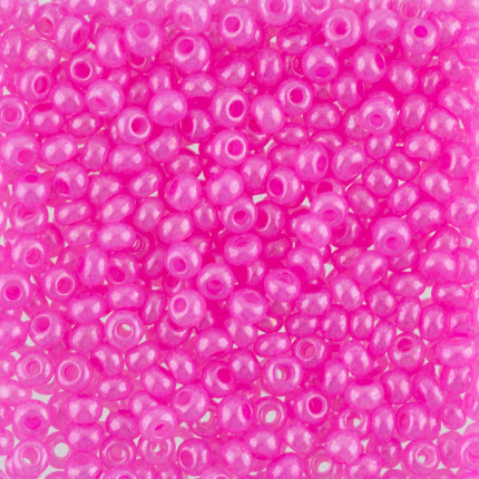 Бисер Чехия Gamma круглый 1 10/0 2.3 мм 5 г 1-й сорт A020 розовый ( 17177 )