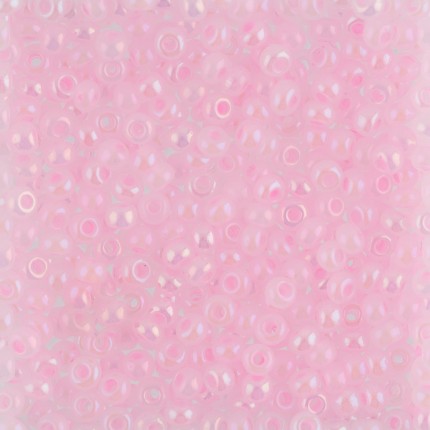 Бисер Чехия круглый 1 10/0 2.3 мм 50 г 1-й сорт A072 розовый/меланж ( 57573 )