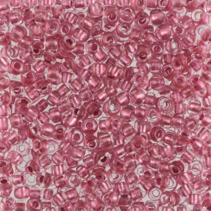 Бисер Чехия круглый 5 10/0 2.3 мм 5 г 1-й сорт Е606 розовый ( 68298 )