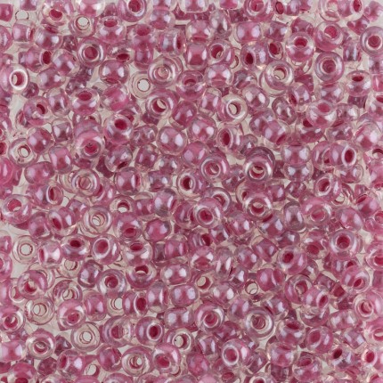 Бисер Чехия круглый 5 10/0 2.3 мм 50 г 1-й сорт E425 фиолетово-розовый ( 38627 )