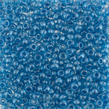 Бисер Чехия круглый 6 10/0 2.3 мм 5 г 1-й сорт F484 синий ( 18936 )