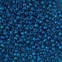 Gamma  Бисер Чехия круглый 6 10/0 2.3 мм 5 г 1-й сорт F652 синий/металлик ( 18336 ) 