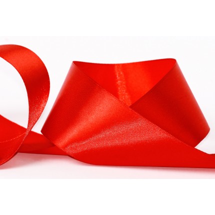 Лента атласная 50 мм Gamma №026 красный 1 пог.м.