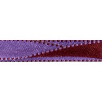 Gamma ALD-10 Лента атласная 10 мм двухсторонняя ALD-10 3м №130 т.сиреневый/т.бордовый 