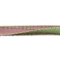 Gamma ALD-10 Лента атласная 10 мм двухсторонняя ALD-10 3м №142 бл.салатовый/бл.розовый 