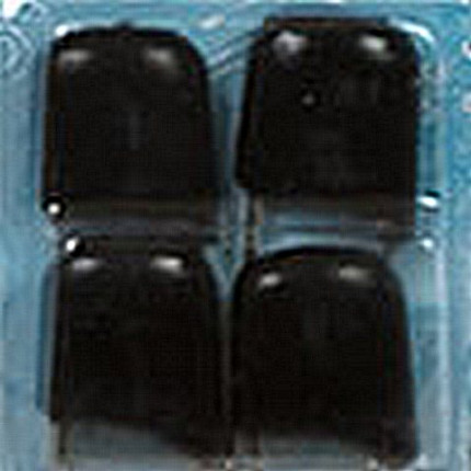 Булавки английские с безопасным замком в блистере 4шт., цвет черный (арт. BUK-004/1)