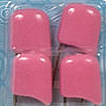 Булавки английские с безопасным замком в блистере, цвет - розовый (арт. BUK-004/4)