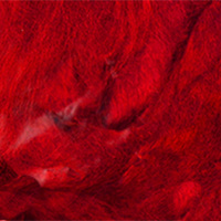 Вискоза для валяния цветная 25 г FV-025  Цвет 0042  красный