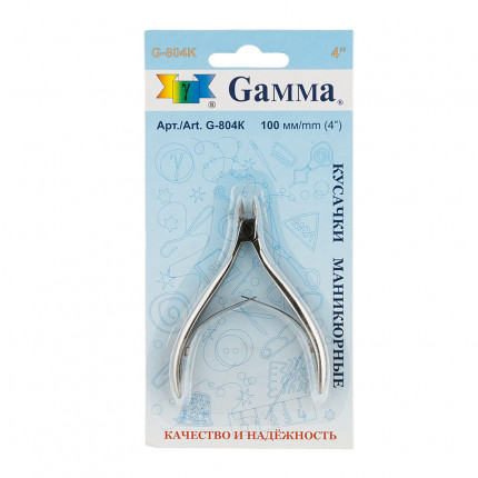 Ножницы "GAMMA" G-804к маникюрные кусачки в блистере 100 мм . (арт. G-804к)