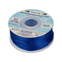 Gamma GC-001MC Шнур Gamma 1 мм GC-001MC цв. метал. 100 м ±0.5 м №09 синий 