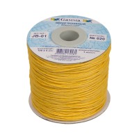 Gamma JB-01/020 Шнур вощеный 1 мм JB-01 100 см 020 желтый 