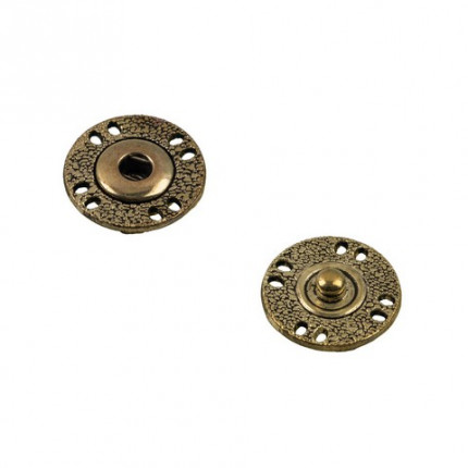 Кнопки пришивные Gamma KLO-18  d18 мм  5шт. №03 под бронзу (арт. KLO-18)