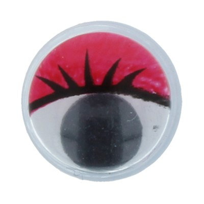 Глазки круглые "Gamma" MER-10  с бегающими зрачками цв. d 10 мм 10 шт.  красный (арт. MER-10)