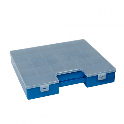 "Gamma" Коробка для шв. принадл. пластик OM-008 синий (арт. OM-008)