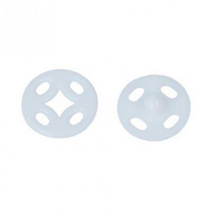 Кнопки пришивные  №01 белый (арт. PKL-10)