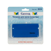 Gamma SCH "Gamma" SCH Точилка для мела пластик в блистере синяя 