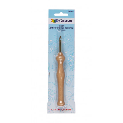 Игла для ковровой техники дерево сталь 1 шт. 5 мм Gamma SK-411  (арт. SK-411)