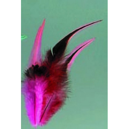 Декоративные перья, цвет - розовый (арт. 685358)