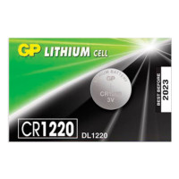 GP CR1220RA-7C5 Батарейка GP Lithium, CR1220, литиевая, 1 шт., в блистере (отрывной блок), CR1220RA-7C5 