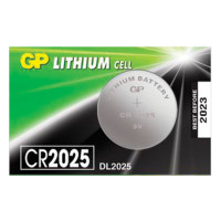 GP CR2025-7CR5 Батарейка GP Lithium, CR2025, литиевая, 1 шт., в блистере (отрывной блок), CR2025-7CR5 