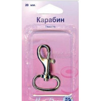 Hemline 482.20.N Карабин никель 20 мм 