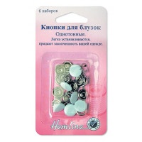 Hemline Кнопки "Hemline" 440.WH  6 штук, 11 мм  белые Кнопки Hemline 440.WH  6 штук, 11 мм  белые 
