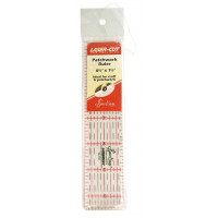 Hemline NL4155 Линейка для квилтинга Sew Easy NL4155 с градацией в дюймах, 6 1/2" х 1 1/2" 