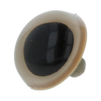HobbyBe CRP- 10-5 Глазки кристальные пришивные CRP- 10-5  d 10.5 мм 2 шт.(1 пара) бежевый 
