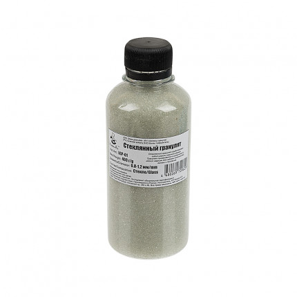 Гранулят стеклянный d 0.8-1.2 мм LGP-01 400 г бутылка (арт. LGP-01)