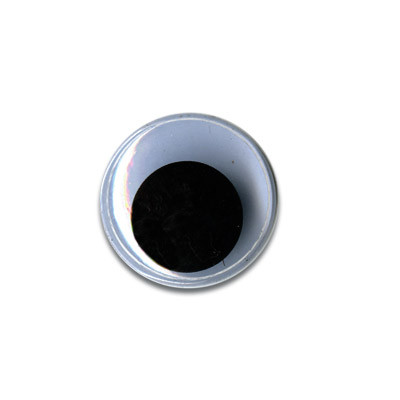 Глазки круглые MER-12  с бегающими зрачками d 12 мм 10 шт. черно-белые (арт. MER-12)