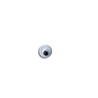 HobbyBe MER-3 Глазки круглые MER-3 с бегающими зрачками d 3 мм 10 шт. черно-белые 