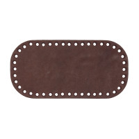Hobby&Pro 617549-00004 Дно для сумки укрепленное, 20см*10см, в два слоя кожи, 100% кожа, Hobby&Pro (шоколад) 