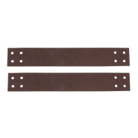 Hobby&Pro 617567-00004 Ручки для корзин, 2,5см*20см, 100% кожа, упак/2шт, Hobby&Pro (шоколад) 