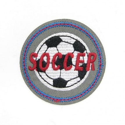 Термоаппликация Hobby&Pro 'Эмблема 'Soccer', 5.8см (арт. Термоаппликация Hobby&Pro 'Эмблема 'Soccer', 5.8см)