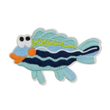 Термоаппликация Hobby&Pro 'Морская рыбка', голубая, 6*10см, (арт. Термоаппликация Hobby&Pro 'Морская рыбка', голубая, 6*10см,)
