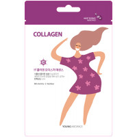 HONGBO CO LTD MSDS_Collagen1 Тканевая маска для лица Young Mediface (коллаген) 