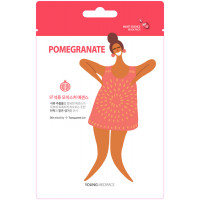 HONGBO CO LTD MSDS_Pomegranate1 Тканевая маска для лица Young Mediface (гранат) 