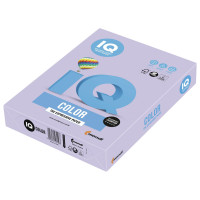 IQ COLOR LA12 Бумага цветная IQ color, А4, 160 г/м2, 250 л., тренд, бледно-лиловая, LA12 