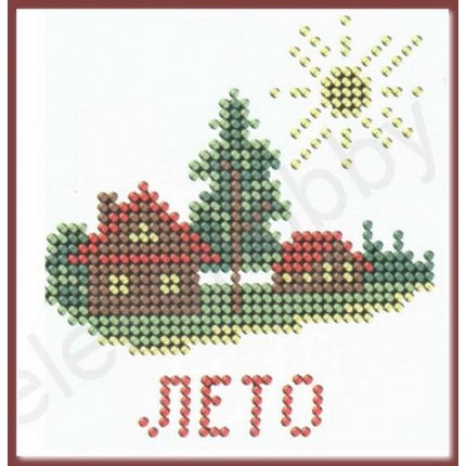 Набор для вышивания бисером «Искусница» 018Б Лето (арт. Набор для вышивания бисером «Искусница» 018Б Лето)